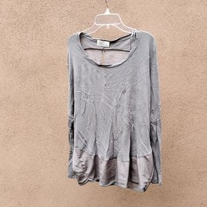 Gray Zara Top with Open Back